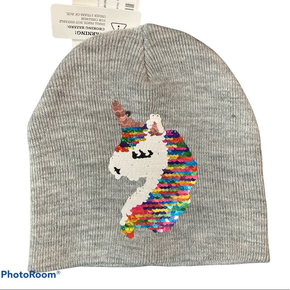 alexa rose Other - NWT Alexa Rose Flip Sequin Unicorn Beanie